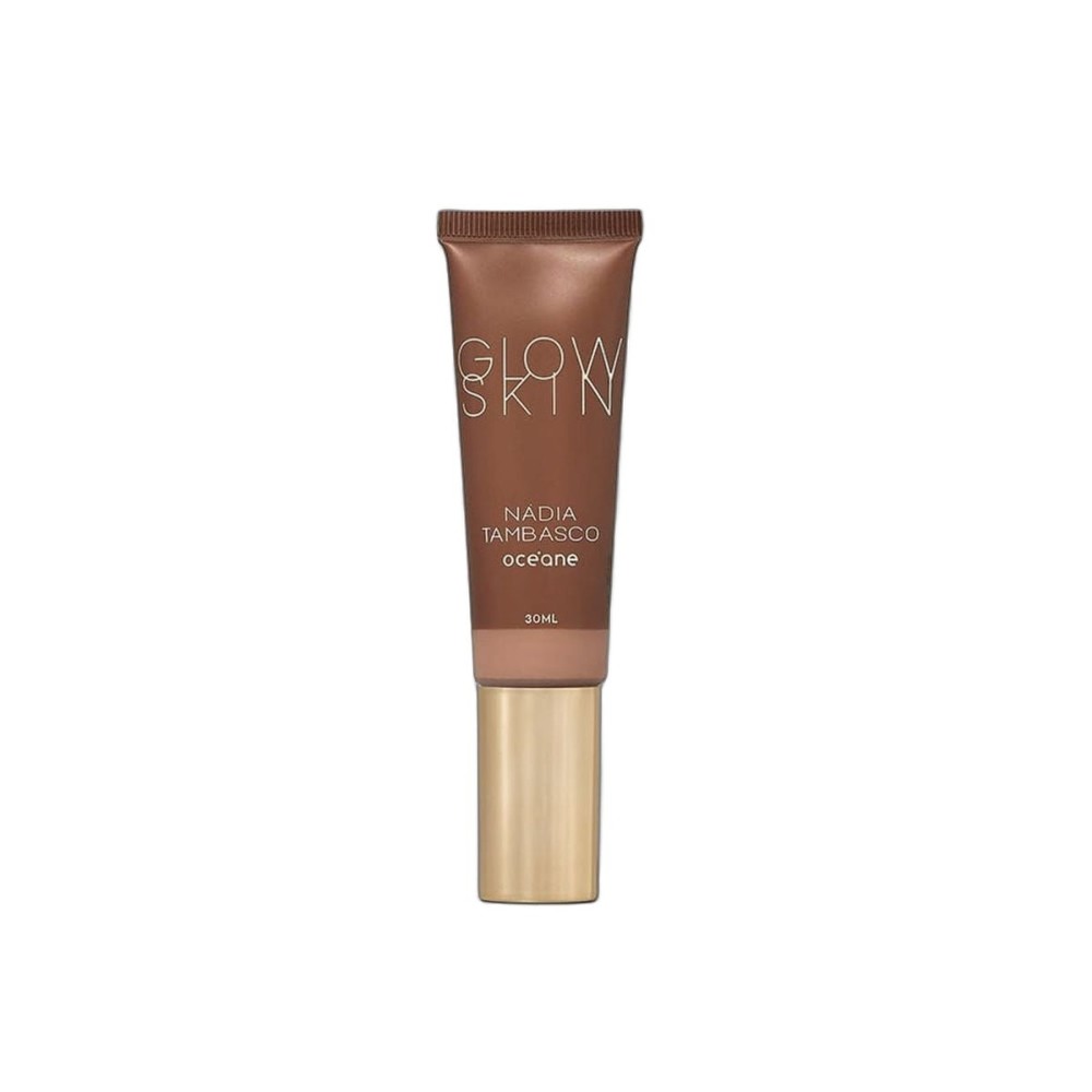 Primer Iluminador Facial Escuro Nádia Tambasco By Océane - Glow Skin Medium Tan 30ml
