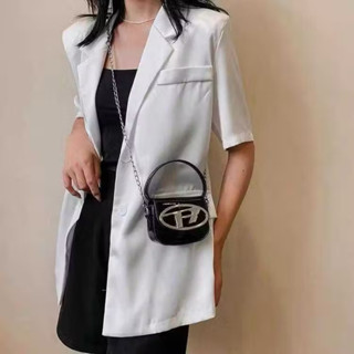 Mini Bolsa Moda Transversal Ombro Casual Corrente Bolsa Feminina (2075) em Oferta na Shopee