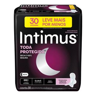 Absorvente Intimus Toda Protegida Suave Com Abas 30 Unidades em Oferta na Shopee