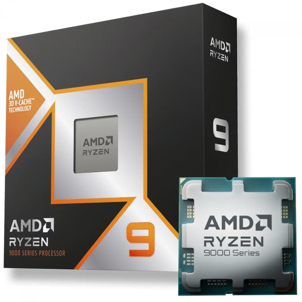 Processador AMD Ryzen 9 9950X3D,4.3GHz (5.7GHz Turbo),16-Cores 32-Threads,AM5Sem