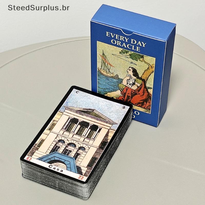 SS 52 Pcs Oracle Síbil Cartões 9 * 6cm Todos Os Dias Deck Sibilla Baralho Italiano Para Jogo De Festa , Presente De Aniv