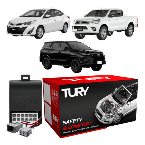 Módulo Rebatimento De Retrovisor Hilux Yaris Sw4 Tury Parkau em Oferta na Shopee