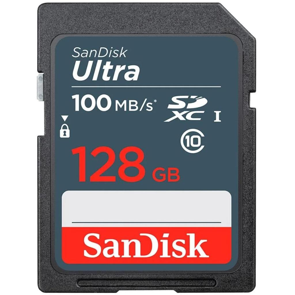 Cartão de Memória Sandisk Ultra 128GB SDXC - SDSDUNR-128G-GN em Oferta na Shopee