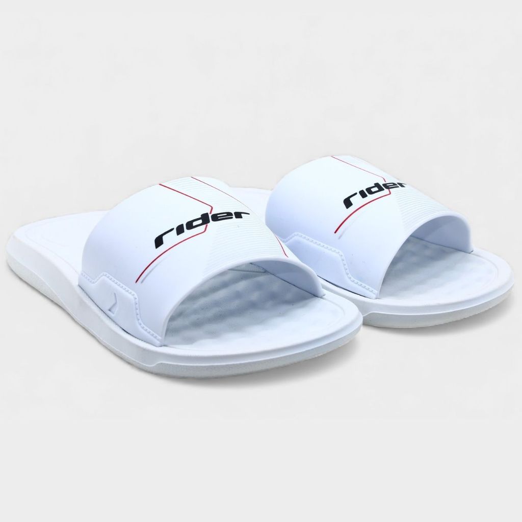 Chinelo Rider Slide Step Masculino - Branco
