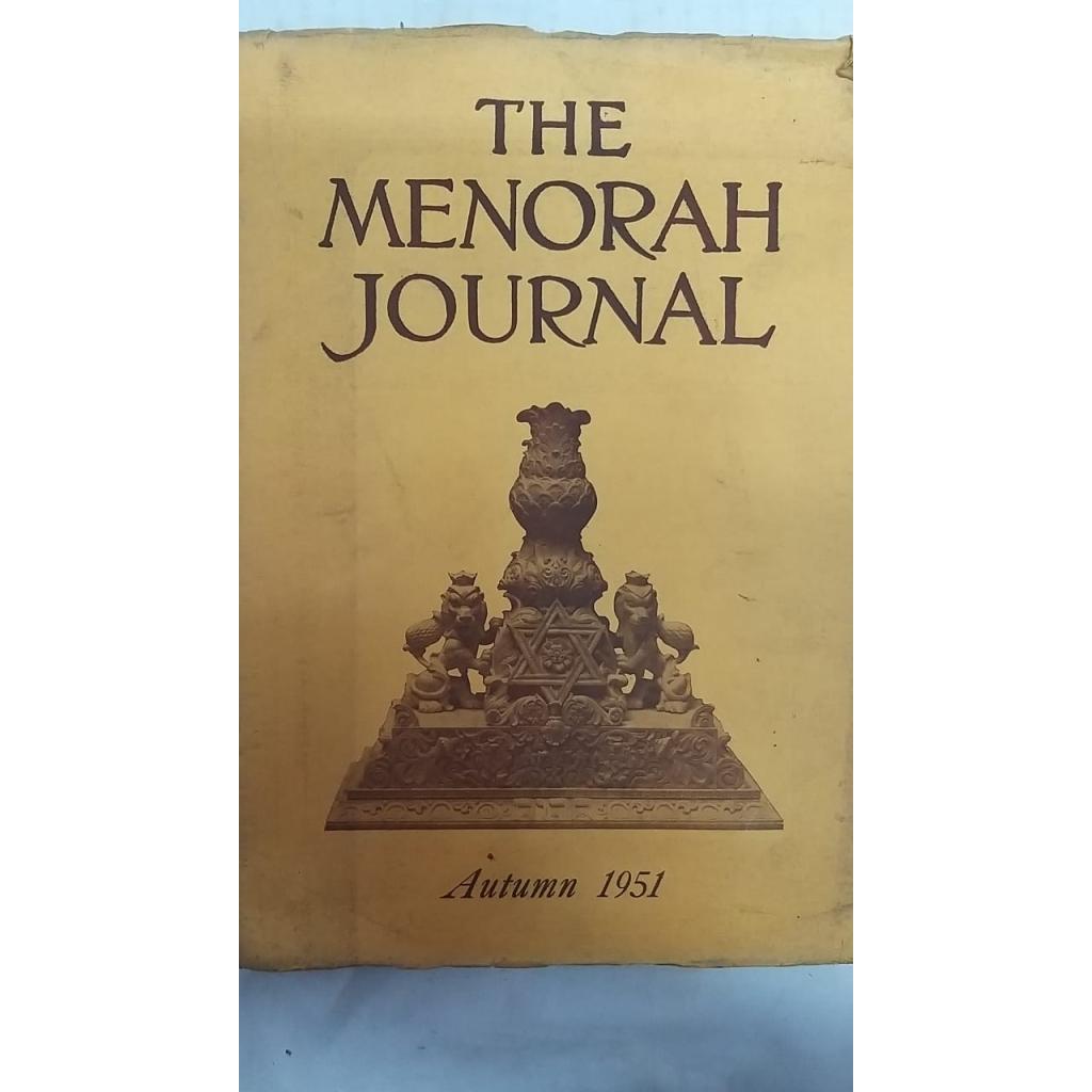 The Menorah Journal - Volume XXXIX - Number 2