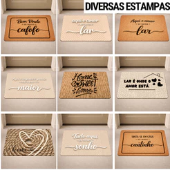 Tapete para Porta de Casa Antiderrapante Coleção Especial Sisal Envio Rápido