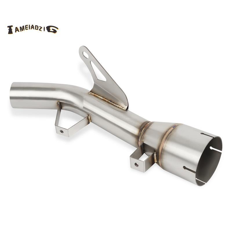 [Entrega Rápida T] Silenciador De Escapamento De Motocicleta Interface Deslizante Tubo De Ligação Intermediária Para Z90