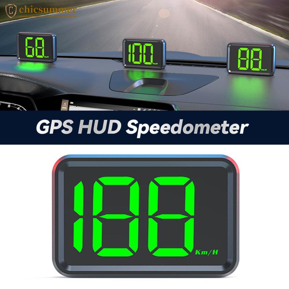 CHICSUMMER Carro GPS HUD Cabeça Display Velocímetro Digital KMH/MPH Medidor De Velocidade Para Caminhão Plug and Play Pe