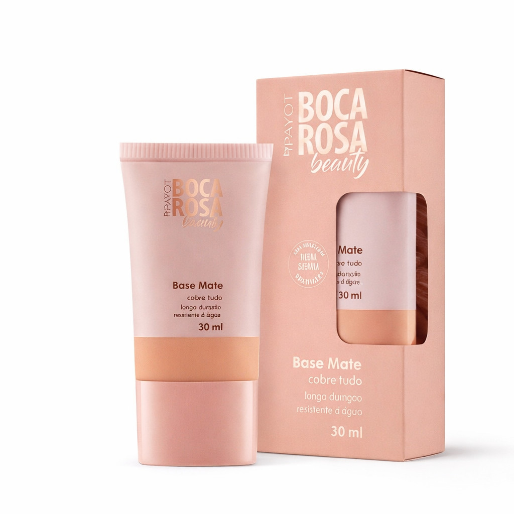 Base Boca Rosa Beauty Matte Cobre Tudo 30ml Alta Cobertura em Oferta na Shopee