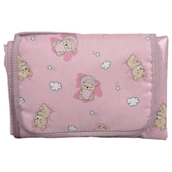 Trocador Portátil Bebê Pixuxu Estampa Ursa Rosa