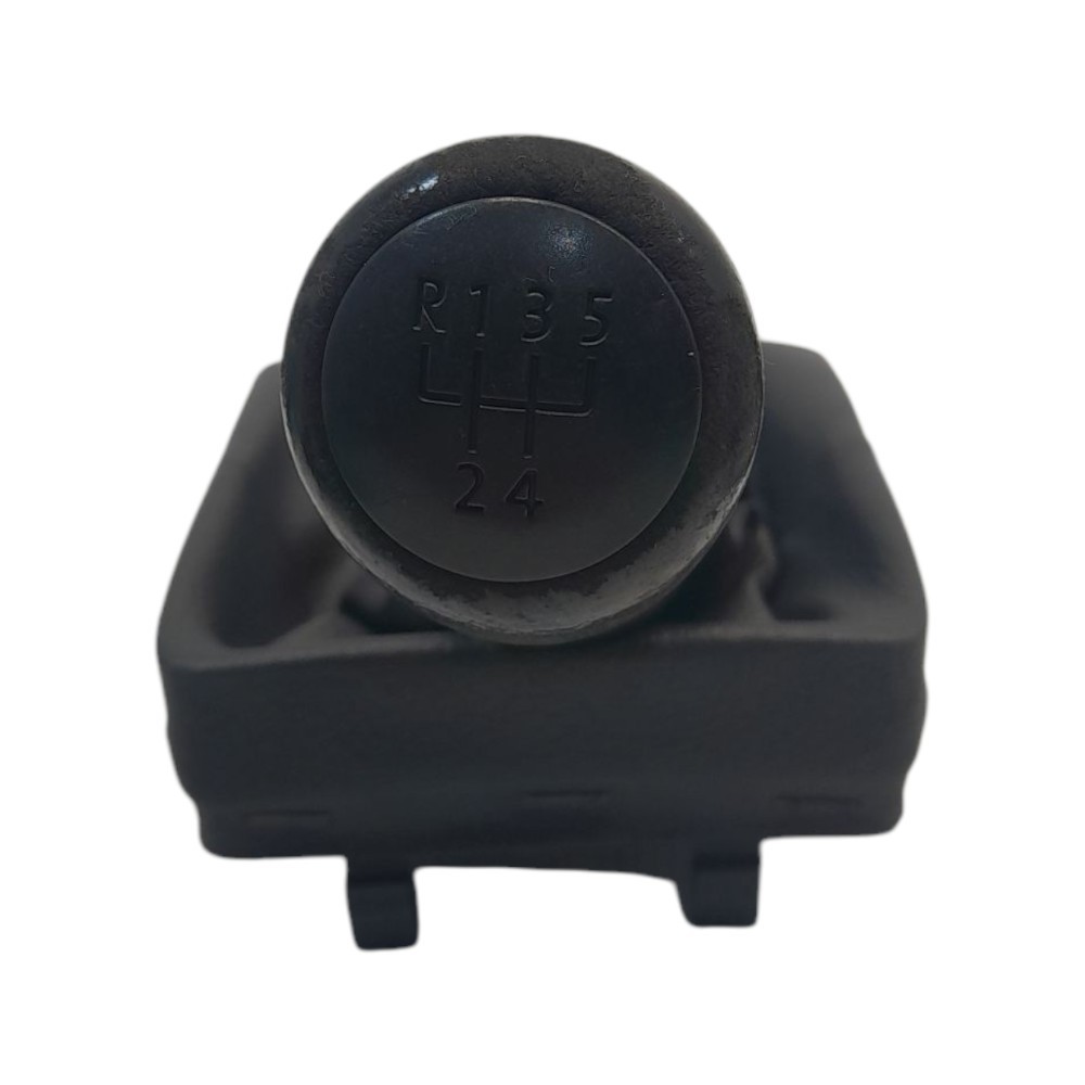 Manopla Com Coifa De Cambio Volkswagen Polo 2002 A 2014 Preto
