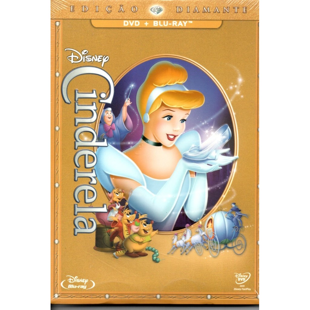 Dvd U - Dvd e Blu-ray Cinderela Duplo Ed Diamante
