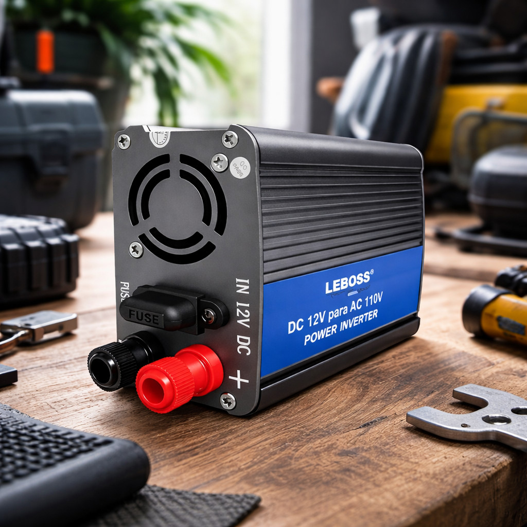 Inversor de Corrente 12V para 110V 500W Conversor de Energia Veicular para Carregador Celular LB-507
