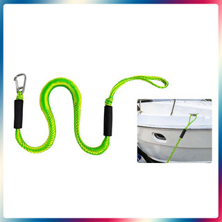 Verde Corda de amarração elástica com gancho corda de âncora elástica adequada para barcos jet skis e caiaques 1.2-1.7m