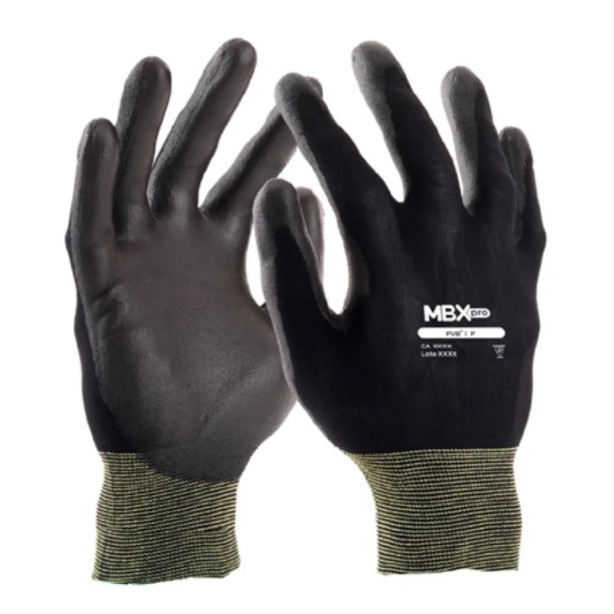 Kit Luva Multitato PU Medix 12 Pares