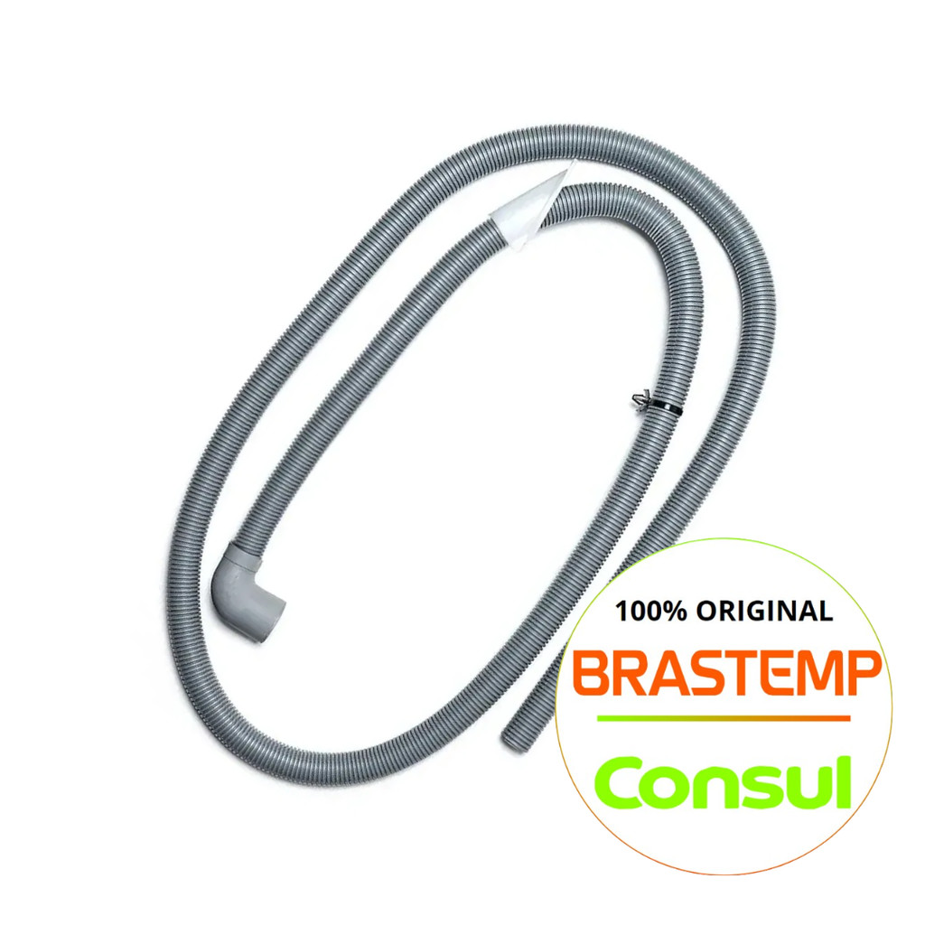 MANGUEIRA DE SAIDA PARA MAQUINA DE LAVAR BRASTEMP/CONSUL ORIGINAL - BWB08A - BWM08A (DEMAIS MODELOS NA DESCRIÇÃO)