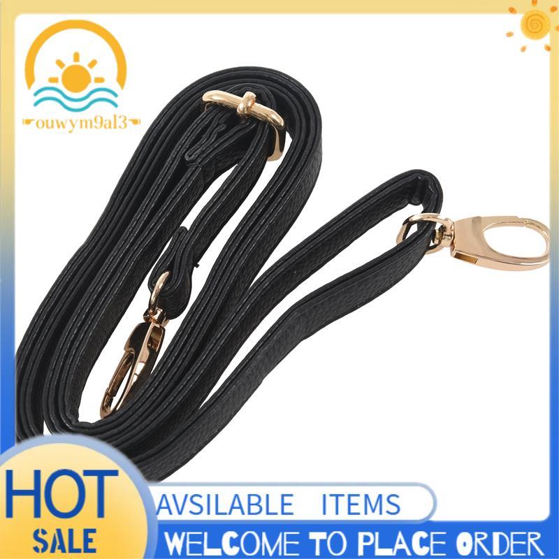 Bolsa Mensageiro Ajustável De Couro PU Feminino Com Alça Preta