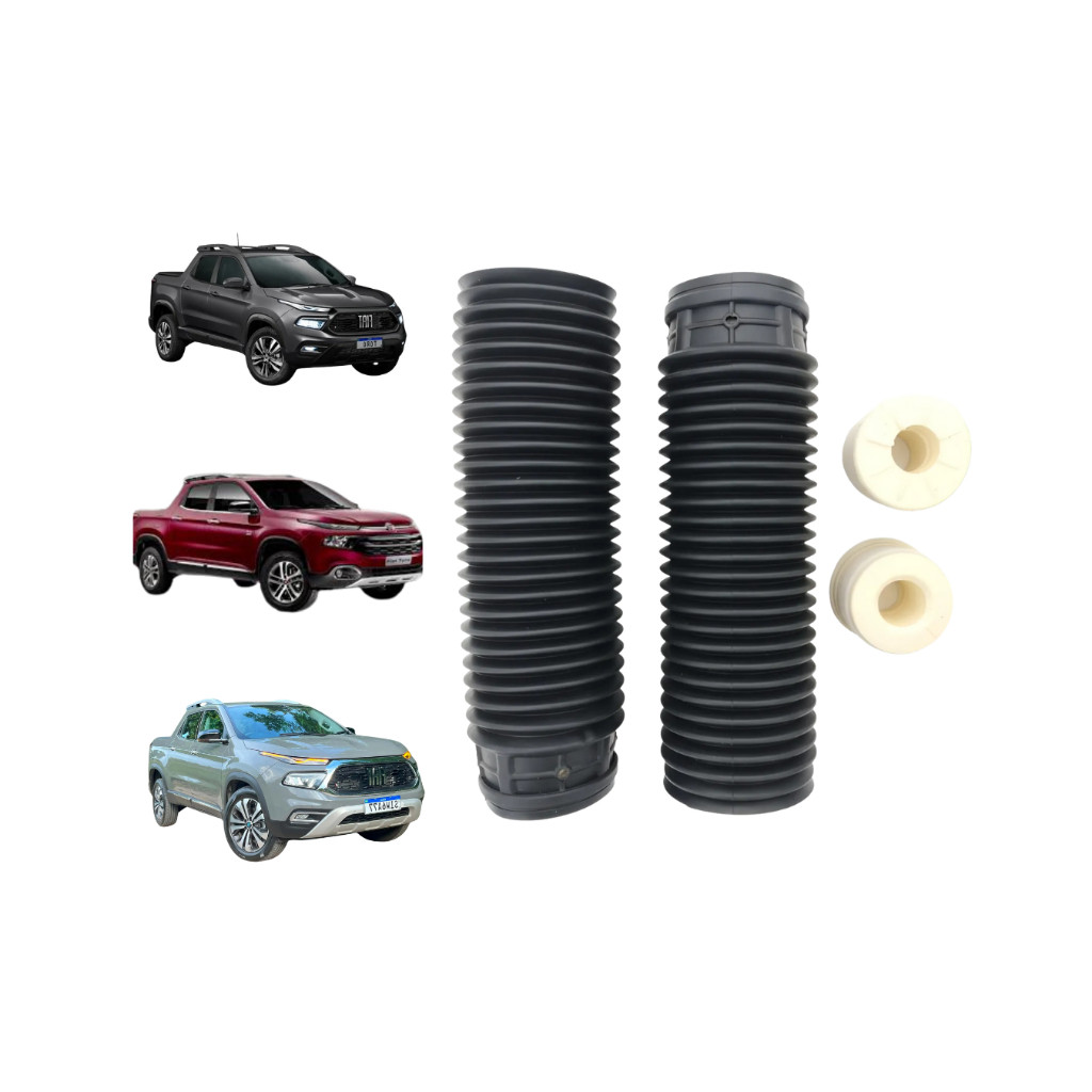 Imagem Par Batente Coifa Traseira Fiat Toro 2015 A 2021 Cofap 2015 2016 2017 2018 2019 2020 2021