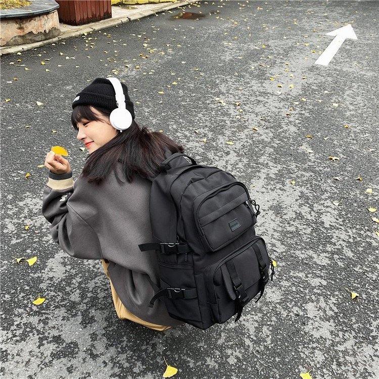 Mochila masculina, design moderno em estilo coreano, mochila escolar para estudantes universitários, mochila casual pers