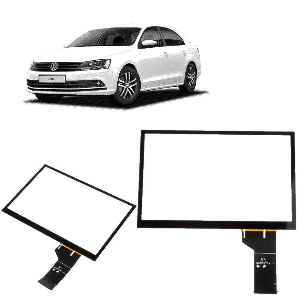 Tela Touch Screen Tatil Vidro Toque Multimidia Original Volkswagem MIB 1 MIB 2 STD jetta TSI 2015 a 2019