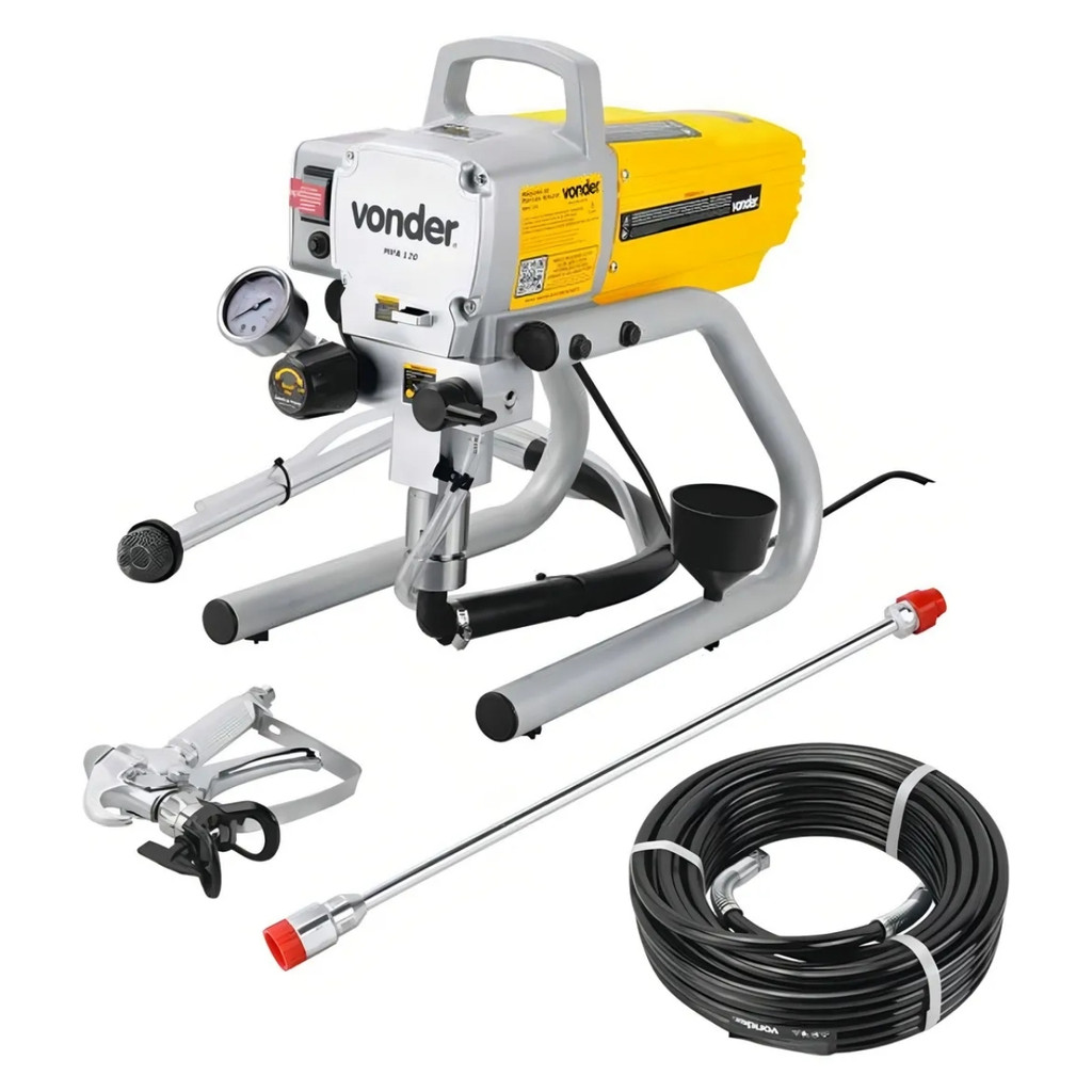 Máquina de Pintura Airless 900W 1,2 Hp Mpa 120 110V Vonder em Oferta na Shopee