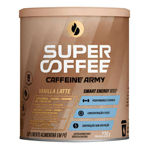 Supercoffee Vanilla Latte - Classic Size (220g) - Caffeine Army