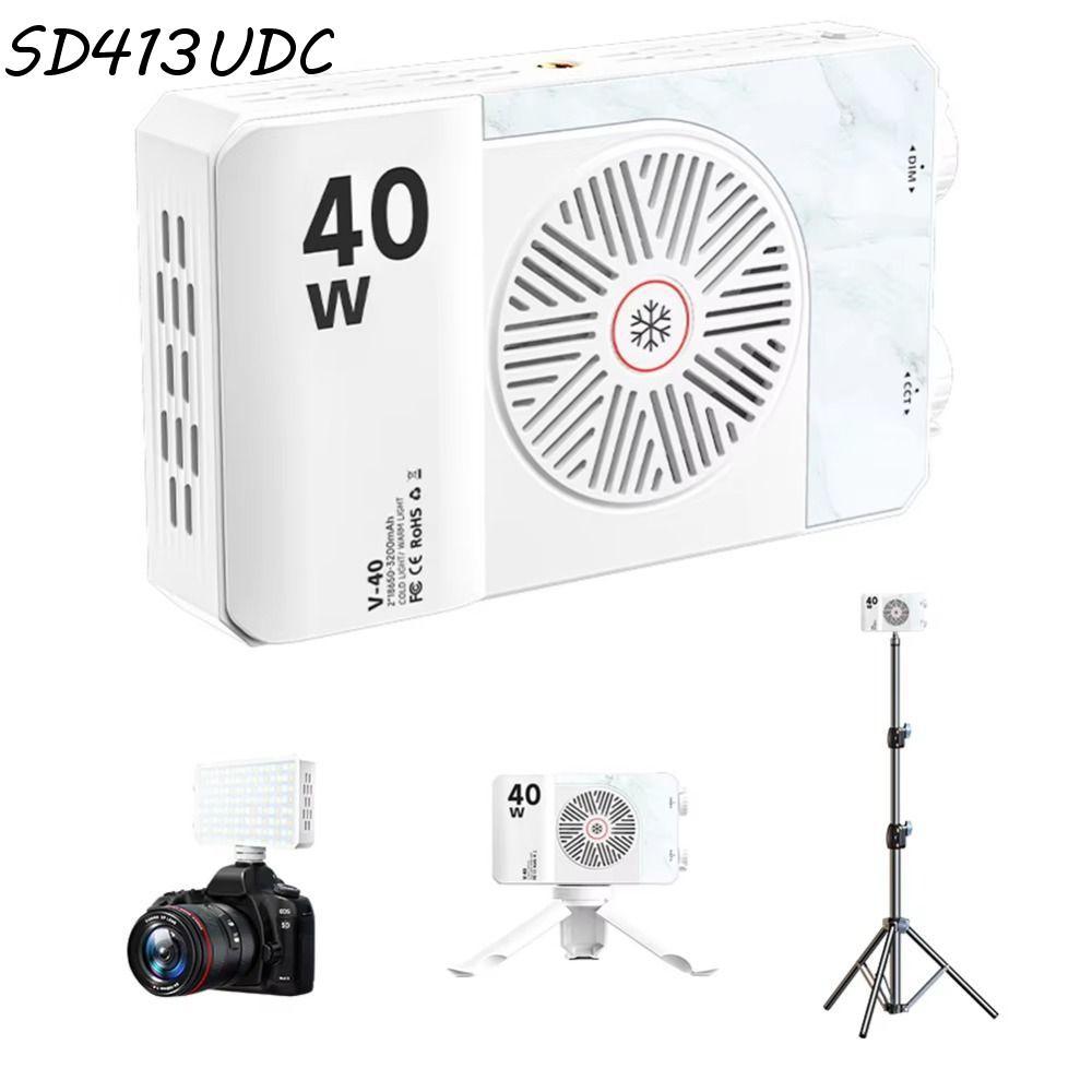 SUNDANCE Mini Lâmpada De Vídeo LED , Luz De Câmera Com Bateria De 40 W 4400mAh , Preenchimento Portátil FX 8 Modos