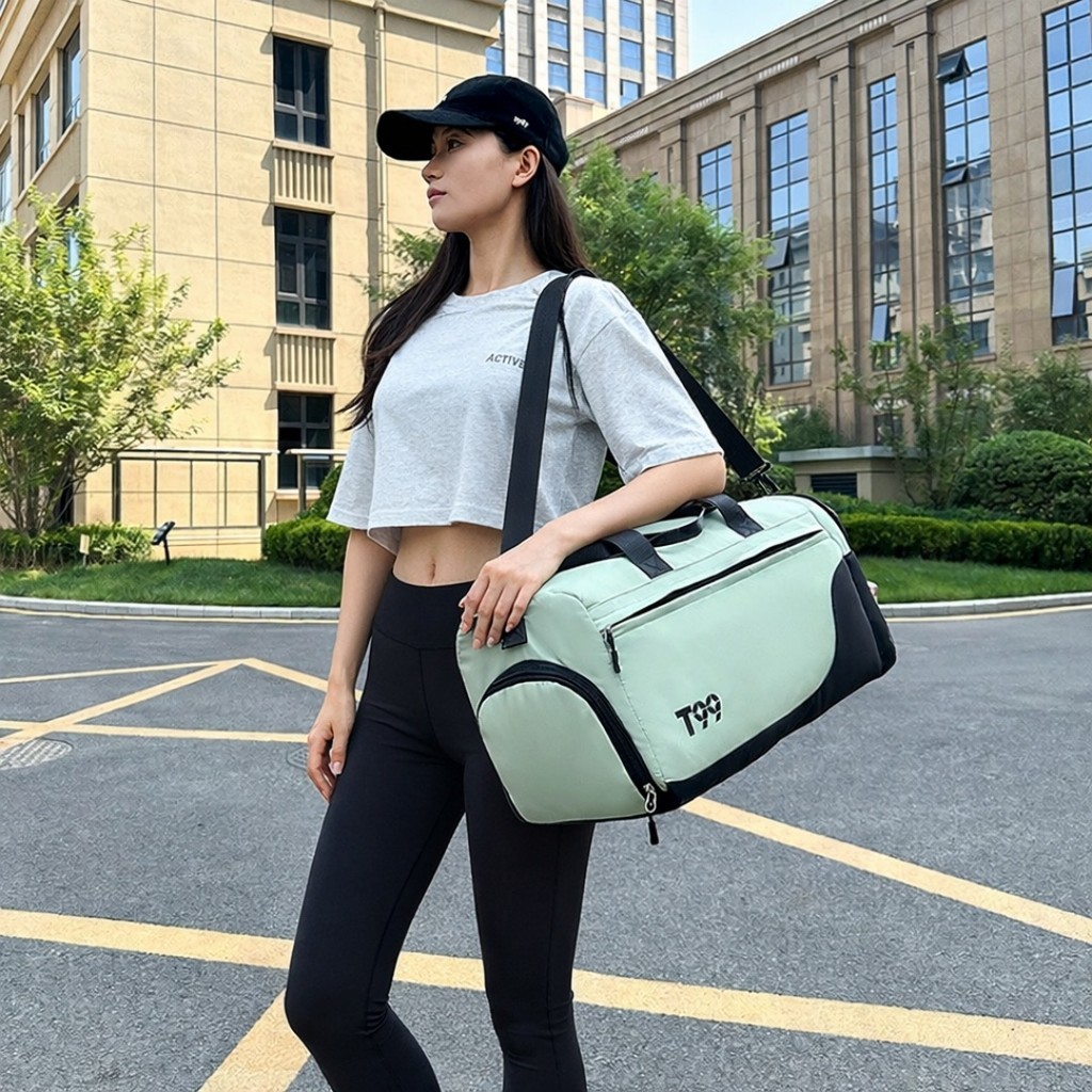 Bolsa Esportiva Academia Impermeável Grande Capacidade com Compartimento Úmido