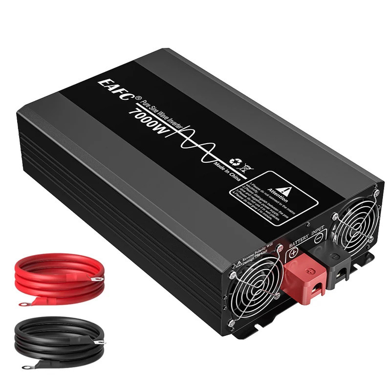 Venda Quente Inversor De Carro 4000W 5000W Onda Senoidal Pura Potência DC 12V Para AC 220V Tensão 50HZ Conversor Solar C