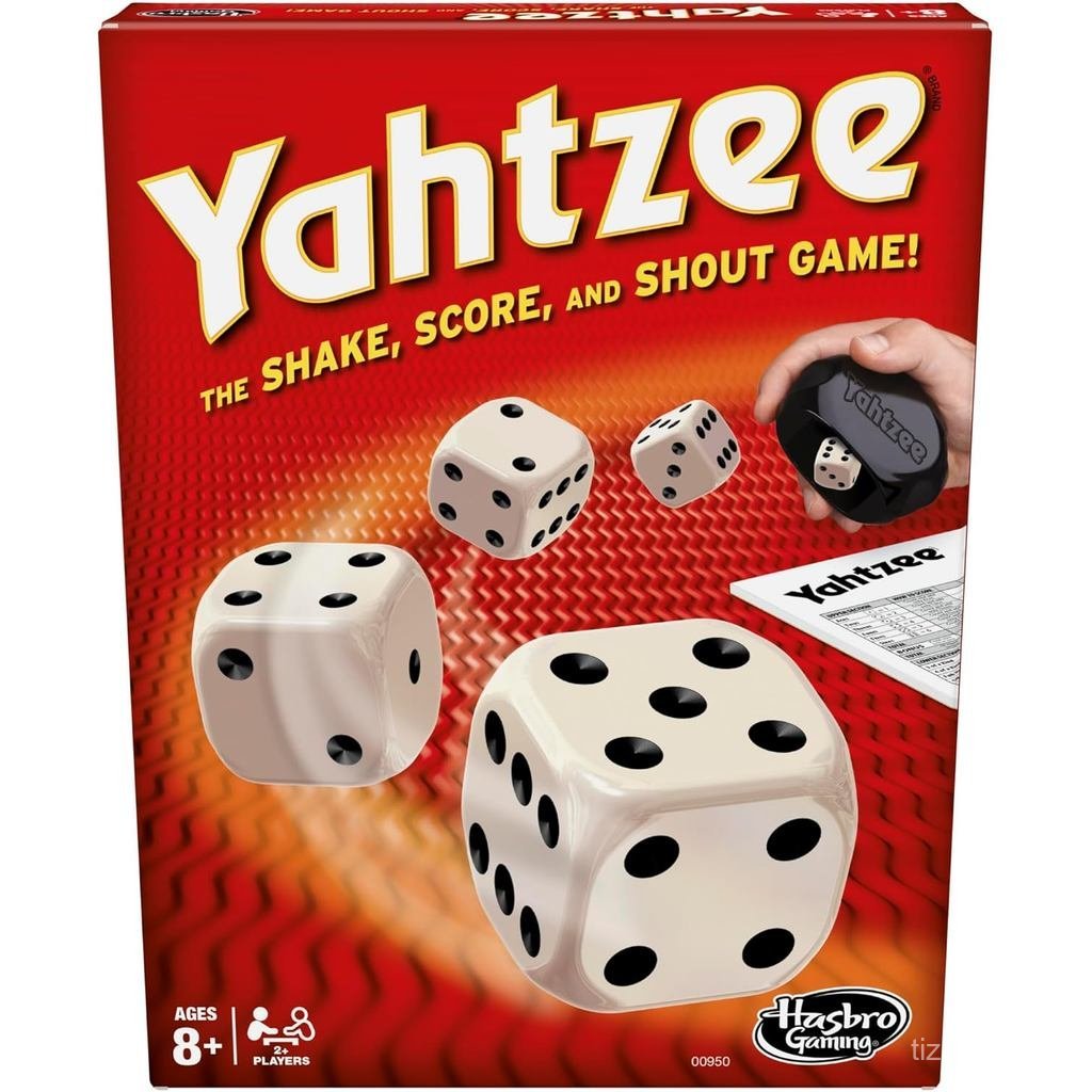 Hasbro Gaming Yahtzee Game, Fast-Playing Dice Games For Kids, Teens, And Adults, Strategy Games, Family Games For Kids,