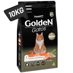 Ração Premier GoldeN Formula Gatos Castrados Salmão 10,1kg