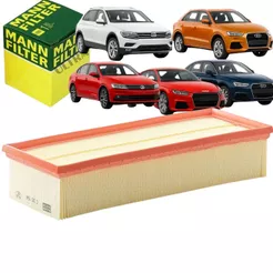Filtro Ar Volkswagen VW Jetta / Fusca / Golf / Tiguan / Passat - Audi A3 / Q3 / TT - 2.0 TSI / TFSI / 1.4 TSI