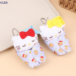 [AGBR] Kawaii Hello Kitty Brinquedo De Pelúcia Chaveiro Desenho Animado Anime Boneca Bolsa Pingente Mochila Decoração Su