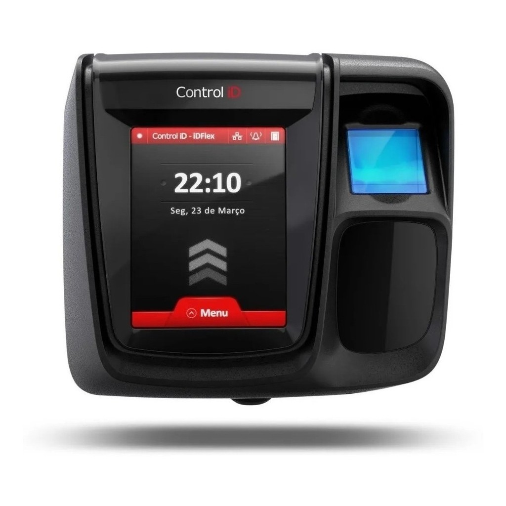 Leitor Biométrico e Cartão RFID Controlador de Acesso IDFlex Bio Prox ASK Control ID IP65 Segurança Corporativa