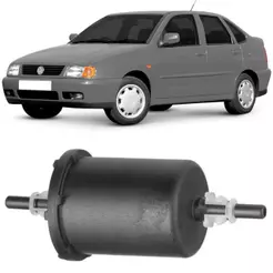 Filtro Combustível Polo Classic 1.8 97 2002 Gasolina Tecfil