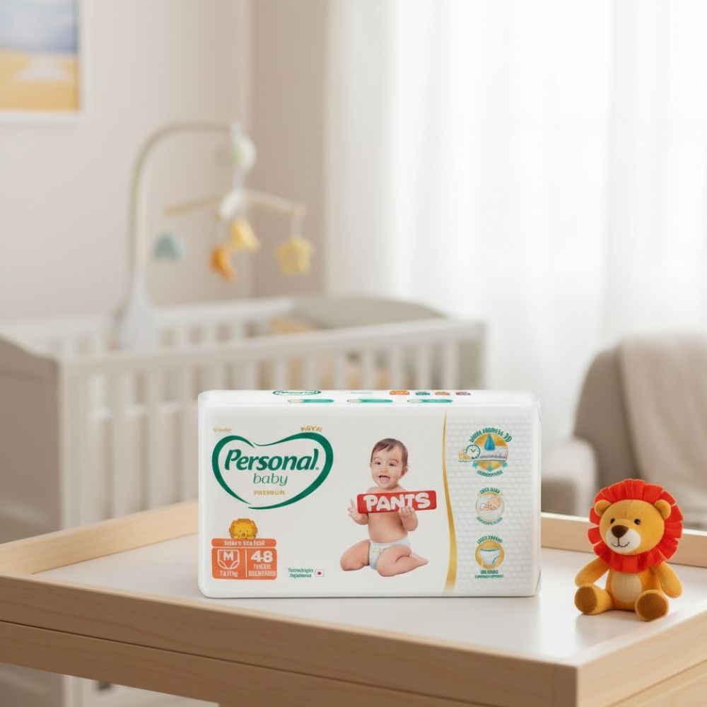 Detalhes do Fralda Personal Baby Premium Pants Tamanho M com 48 Unidades