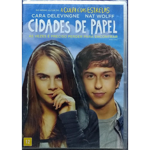 Cidades De Papel - Dvd - Nat Wolff - Cara Delevingne