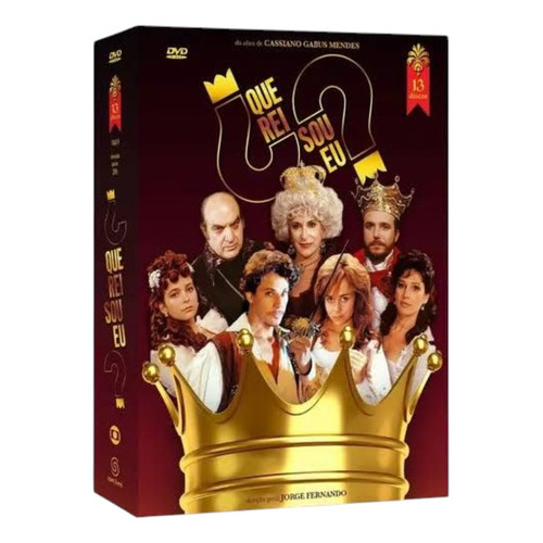 Dvd Box Novela Que Rei Sou Eu - Lacrado - 13 Discos