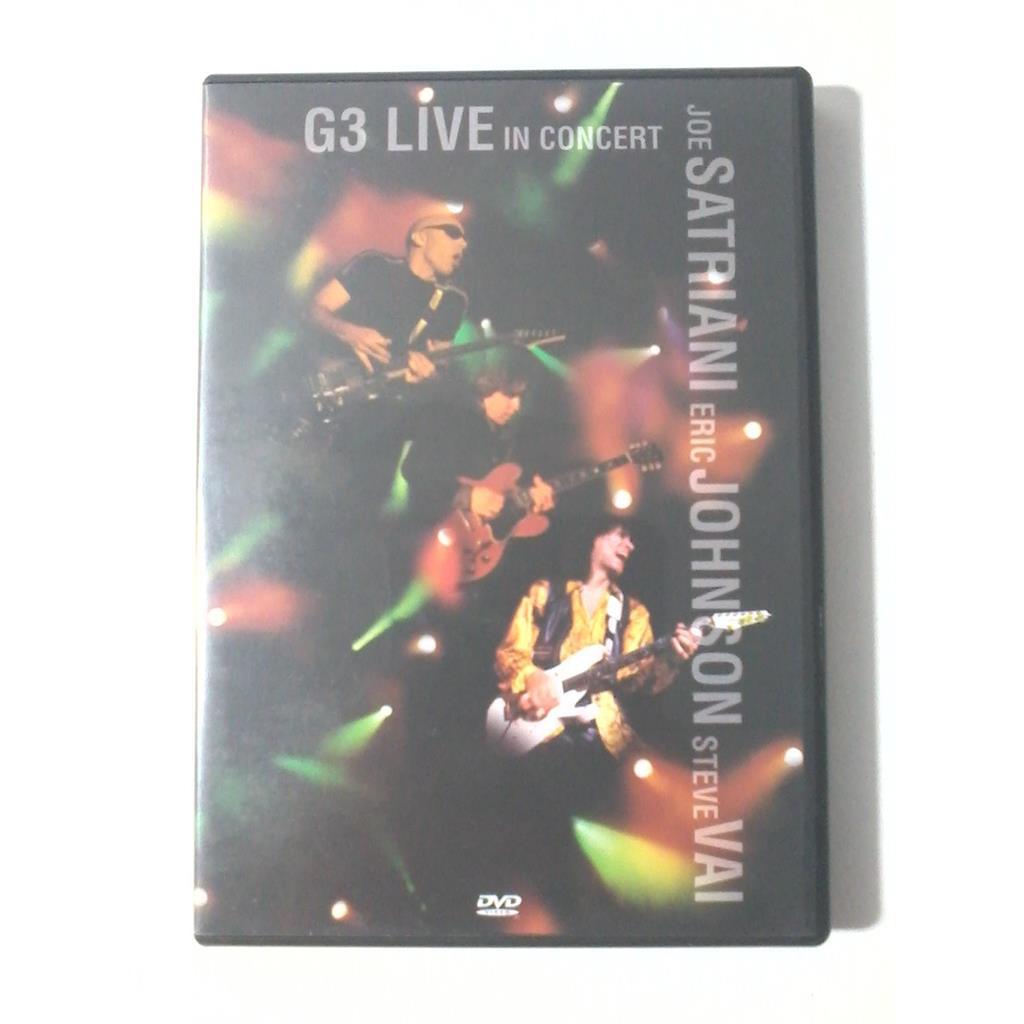 DVD G3 Live in Concert - Joe Satriani, Eric Johnson, Steve Vai editora JBTV Chicago