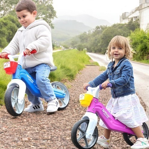 Bicicleta Equilíbrio Infantil Sem Pedal Coordenação Motora Banco Ajustável Seguro Menino Menina