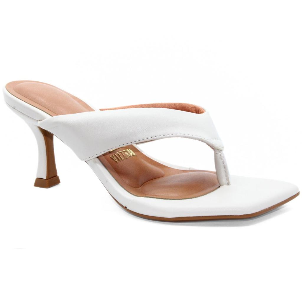 Tamanco Vizzano Salto Baixo Feminino - Branco em Oferta na Shopee