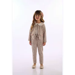 Casaco Menina Malha Tweed Up Baby
