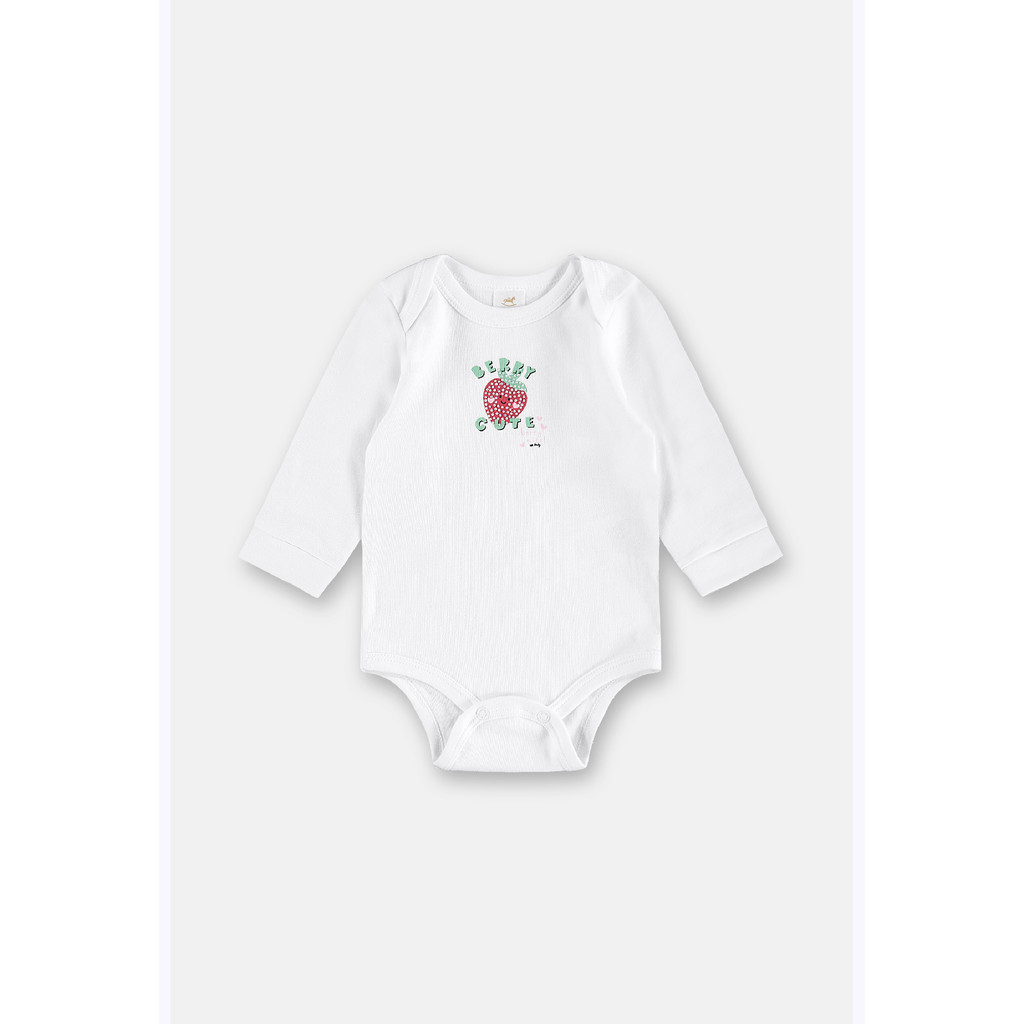 Body Para Menina Bebê Manga Longa Up Baby