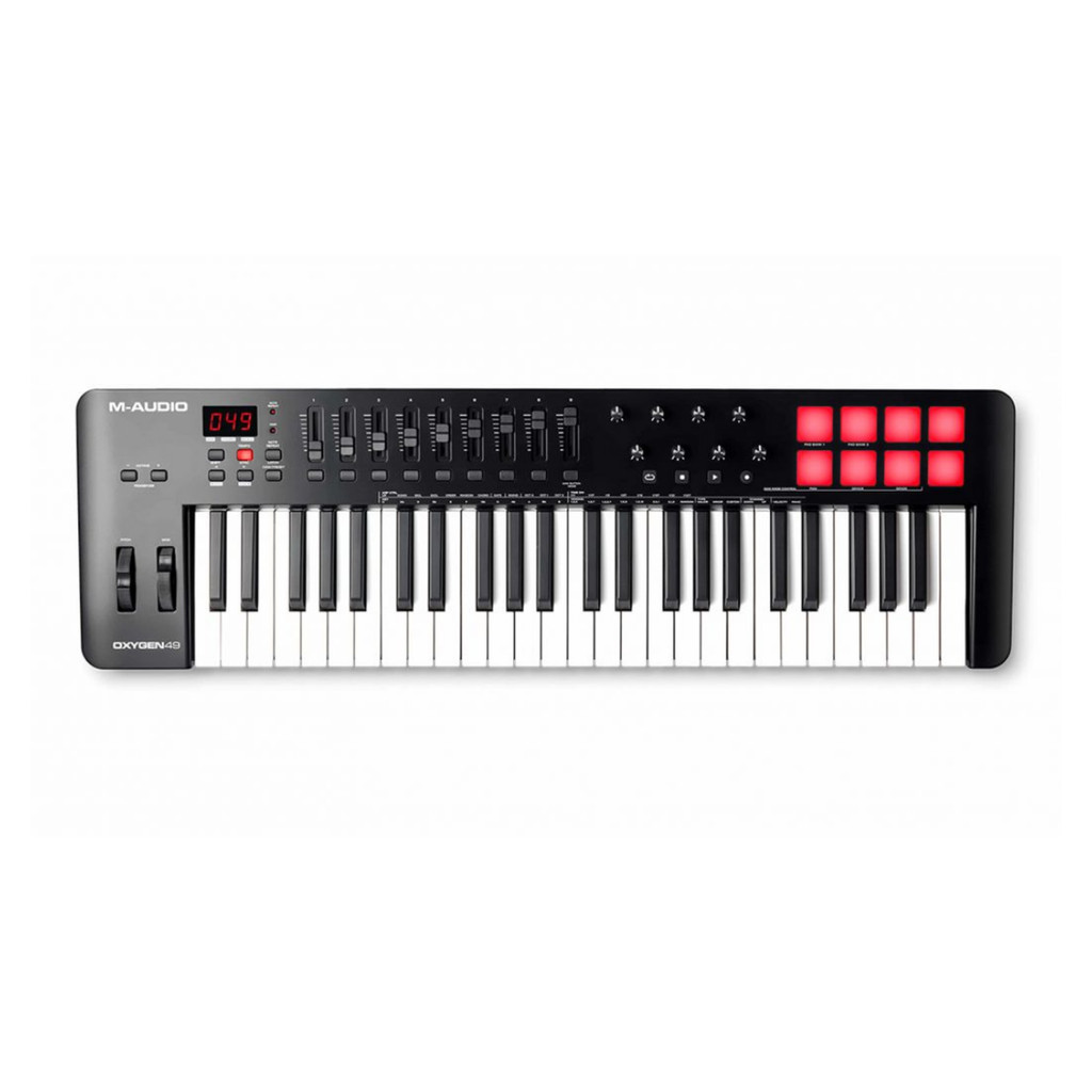 Teclado Controlador MIDI USB  49 Teclas – Oxygen 49 MKV - M-Audio