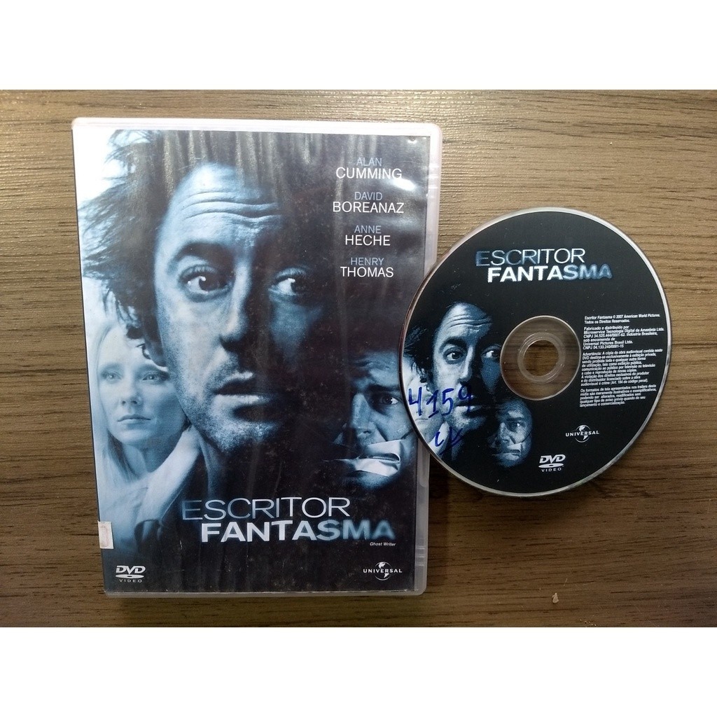 DVD ESCRITOR FANTASMA - ORIGINAL