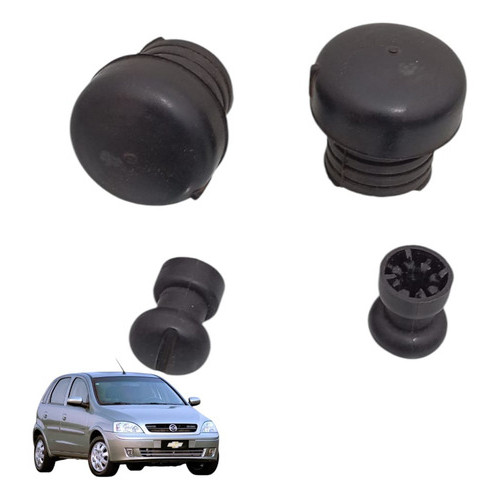 Jogo Batente Porta Mala Bagagito Chevrolet Corsa Maxx 2008