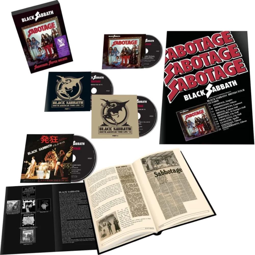 Box Black Sabbath - Sabotage (4CD Super Deluxe Box Set) - Importado em Oferta na Shopee
