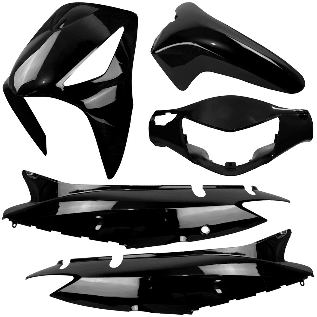 Kit Carenagem 4 Peças Completo Biz 125 Freio a Disco 2006 2007 2008 2009 2010