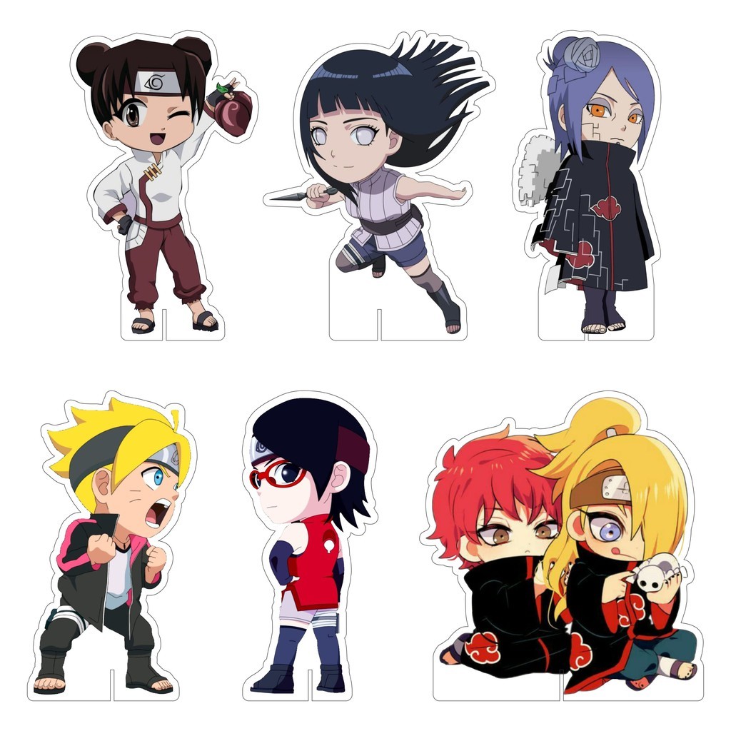 Kit Display De Mesa Festa Infantil Naruto Cute FC