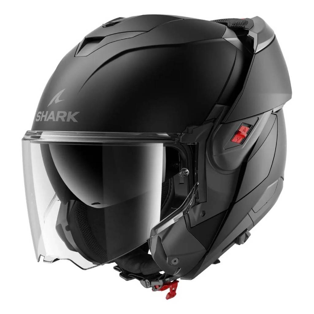 Capacete Shark Oxo Blank Kma Preto Fosco